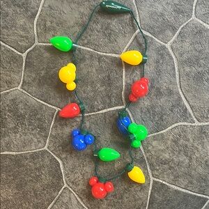 Disney Mickey Mouse Christmas Light Up Necklace